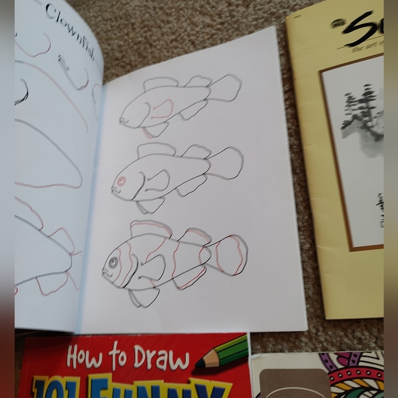 Drawing and Coloring Book Bundle 7 books - Picture 15 of 15